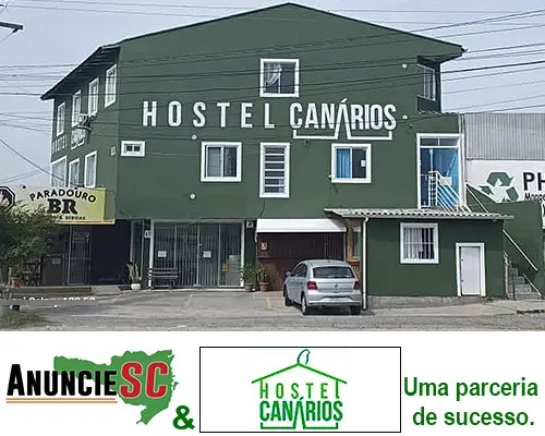Imagem principal da fachada da empresa Hostel Canários